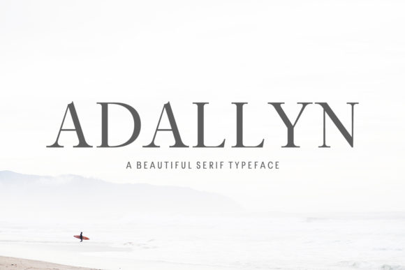 Adallyn Family: A Clean Serif Font for Handmade Labels & Printables