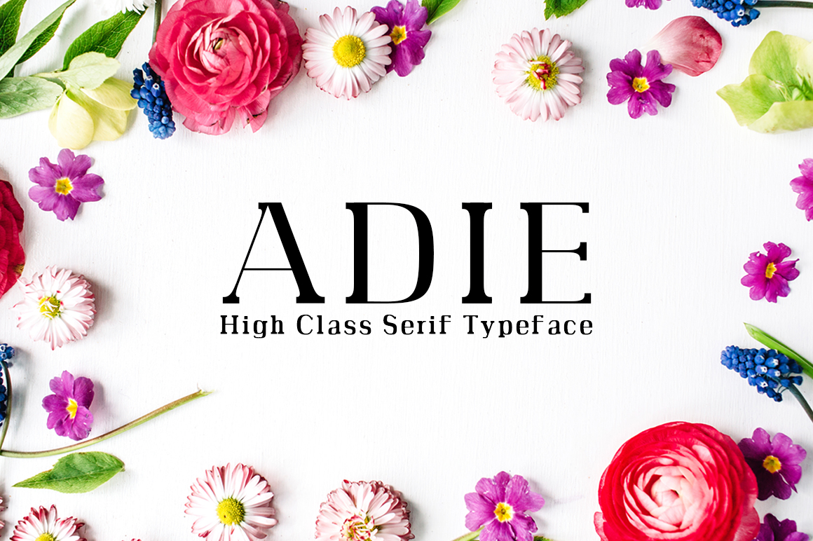 Adie: A Stylish Serif Font