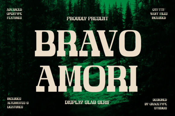 Bravo Amori: A Bold Font for Business