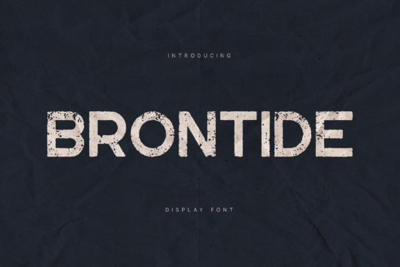 Brontide: A Bold Font for Impactful Campaigns