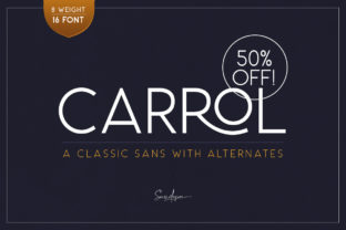 Carrol Family: A Timeless Sans Serif