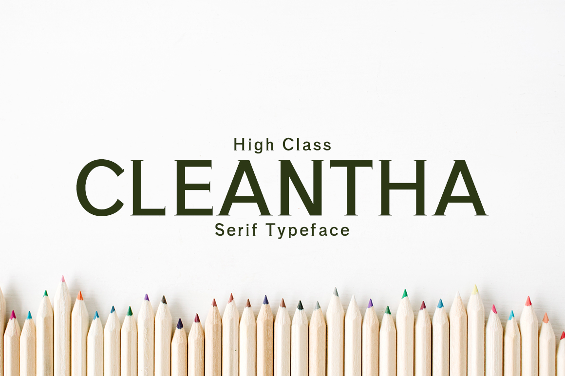 Cleantha: A Modern Serif Font for Web Design