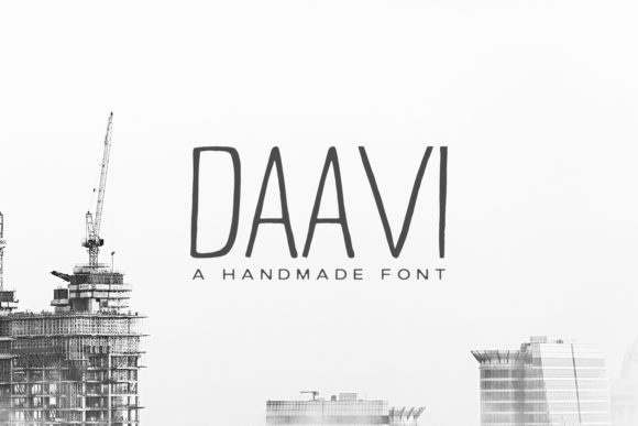 Daavi: A Handwritten Serif Font for Editorial Warmth
