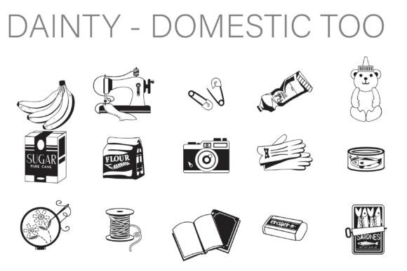 Dainty Domestic Too Dingbats Font Review