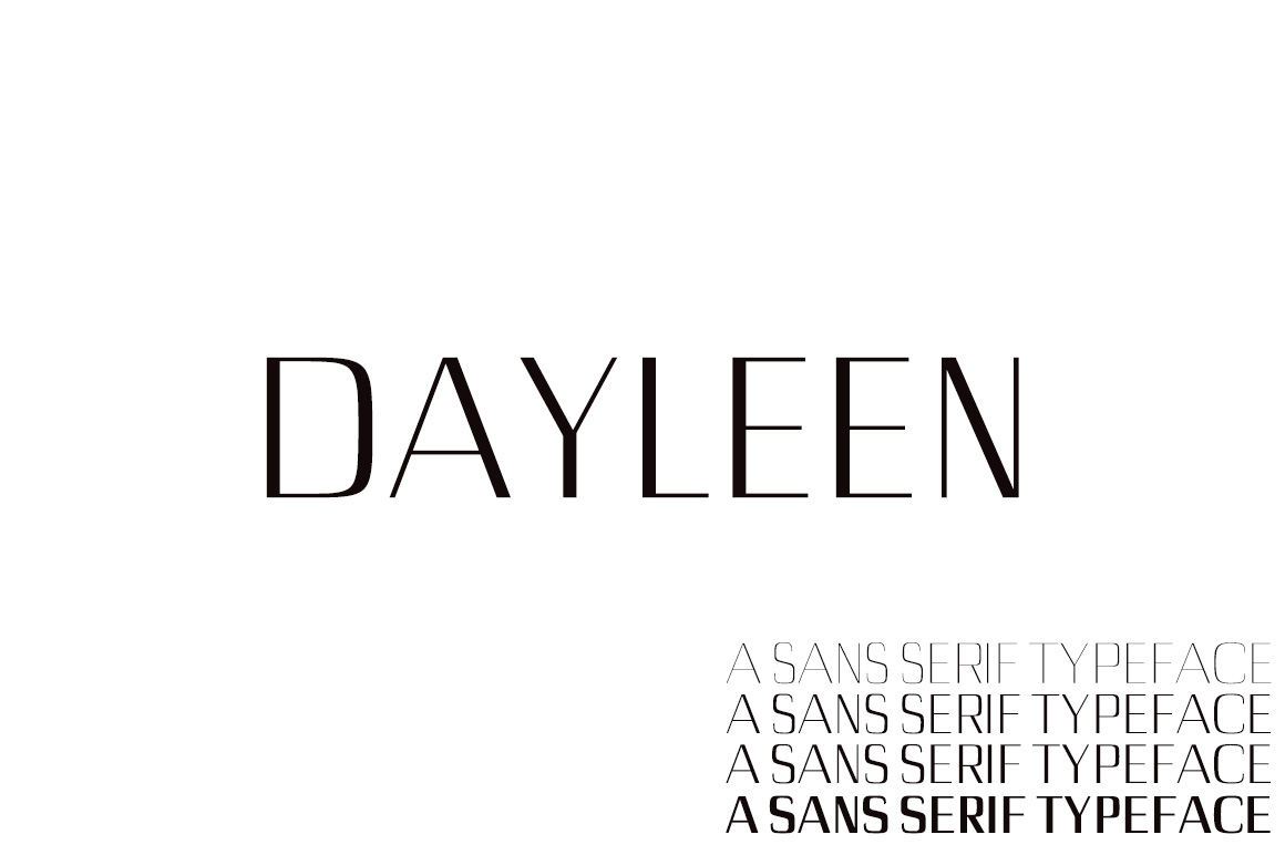 Dayleen: A Modern Sans Serif Font for Crafters