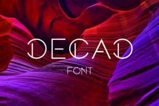 Decad: A Modern Font for Elegant Design
