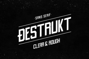 Destrukt: Bold Sans Serif for Digital Marketing