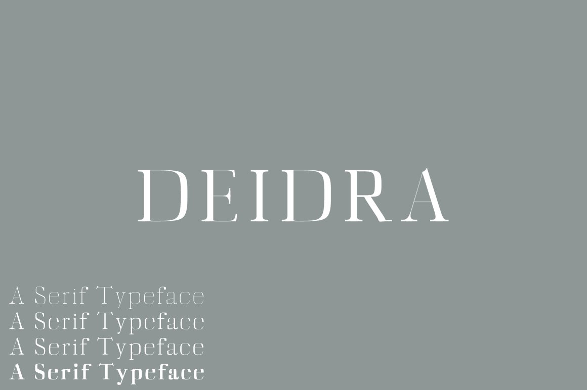 Diedra: A Modern Serif Font for Web Design
