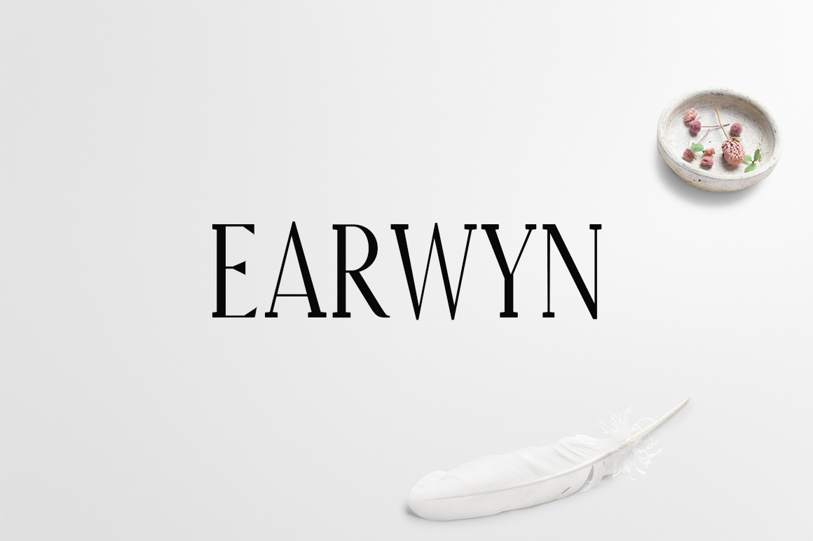 Earwyn: A Modern Serif Font for Crafters