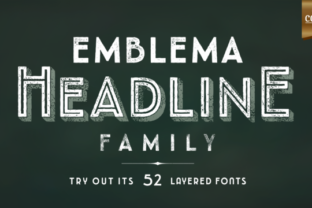 Emblema Headline Font for Editorial Design