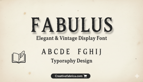 Fabulus: A Vintage Serif Font for Web Design
