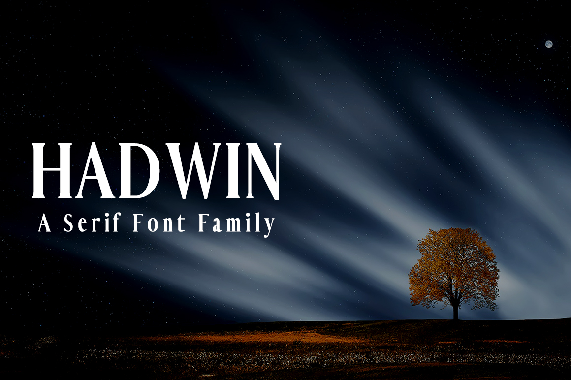 Hadwin: A Serif Font for Creative Makers