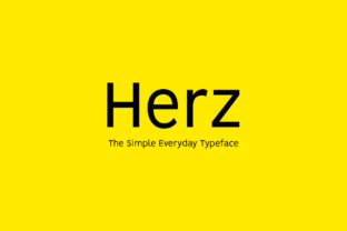 Herz Font: Modern Sans Serif for Creative Makers