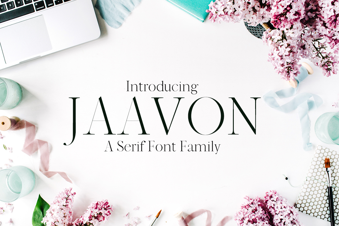 Jaavon: A Serif Font for Creative Makers