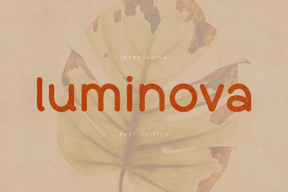 Luminova Rust Edition Font