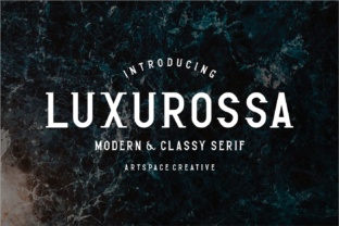 Luxurossa: A Serif Font That Makes Your Brand Feel Instantly Refined