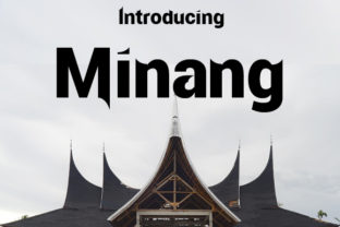 Minang: A Futuristic Font for Modern Brands