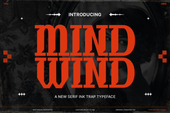 Mind Wind: A Vintage Serif Font for Creative Design