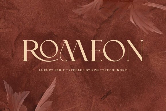 Romeon: A Luxurious Serif Font for Digital Marketing