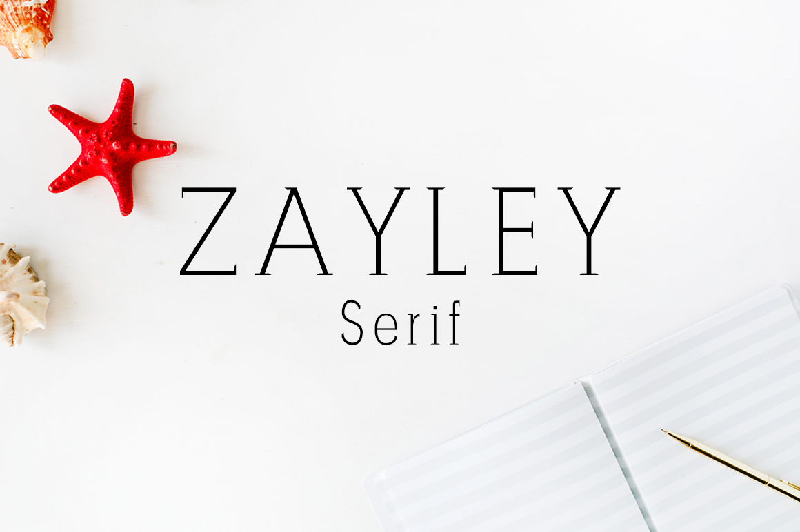 Zayley: A Stylish Serif Font